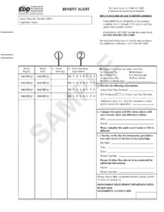 Edd Report Examples What is an EDD Benefit Audit? - got1099